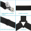 4X Triangle Bed Sheet Mattress Holder Clips Grippers Suspender Straps 7