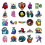 50pcs autocolantes Among Us 5