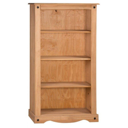 Mercers Furniture Corona Medium Bookcase Solid Wood Mexican Pine