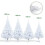 5FT Artificial White Christmas Tree with Metal Stand Xmas Home Decor 4