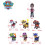 7 πακέτα φιγούρες Paw Patrol 7-8 CM 2