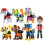 7 πακέτα φιγούρες Paw Patrol 7-8 CM 9