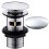 Bathroom Pop Up Basin Wastes Sink Push Button Click Clack Plug Slotted 7