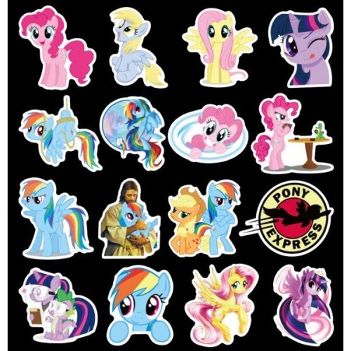 50 Pack My Little Pony Stickers Stickers 1