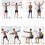 5 pacotes de bandas de exercício (5 cores) Prendas de Natal 12