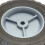 Plastic Wheel & Solid Rubber Tyre Black Grey / Diamond Tread 8 Inch 5