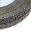 Plastic Wheel & Solid Rubber Tyre Black Grey / Diamond Tread 8 Inch 4