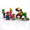 6 pacotes de figuras do Super Mario - prendas de Natal 2