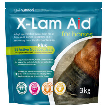 GWF Nutrition X-Lam Pellets for Horses 3kg: Supports Blood Flow, Hindgut Health & 11 Nutraceuticals Omega-3; Gluten Free & Non-GM Soya Free
