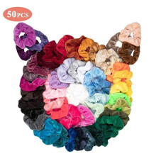 50st Fluwelen haar Scrunchies haarbanden Haarbanden
