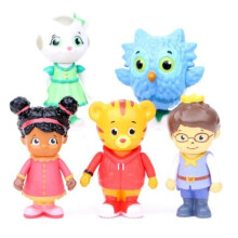 5pcs Daniel Tiger's Neighborhood (Le Voisinage de Daniel Tiger) figurines