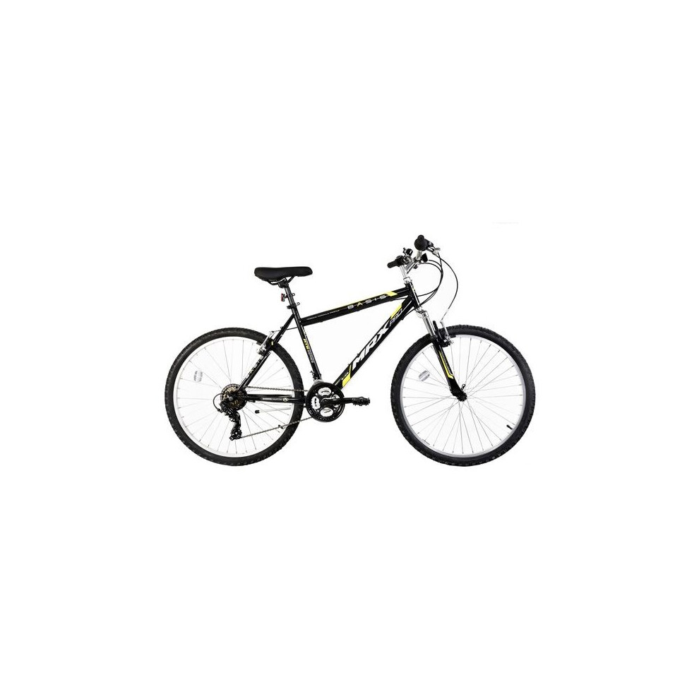 Basis MRX Pro Hardtail Mountain Bike, 26" Wheel - Black/Yellow-image-OPC-PB5B9TK-NEW