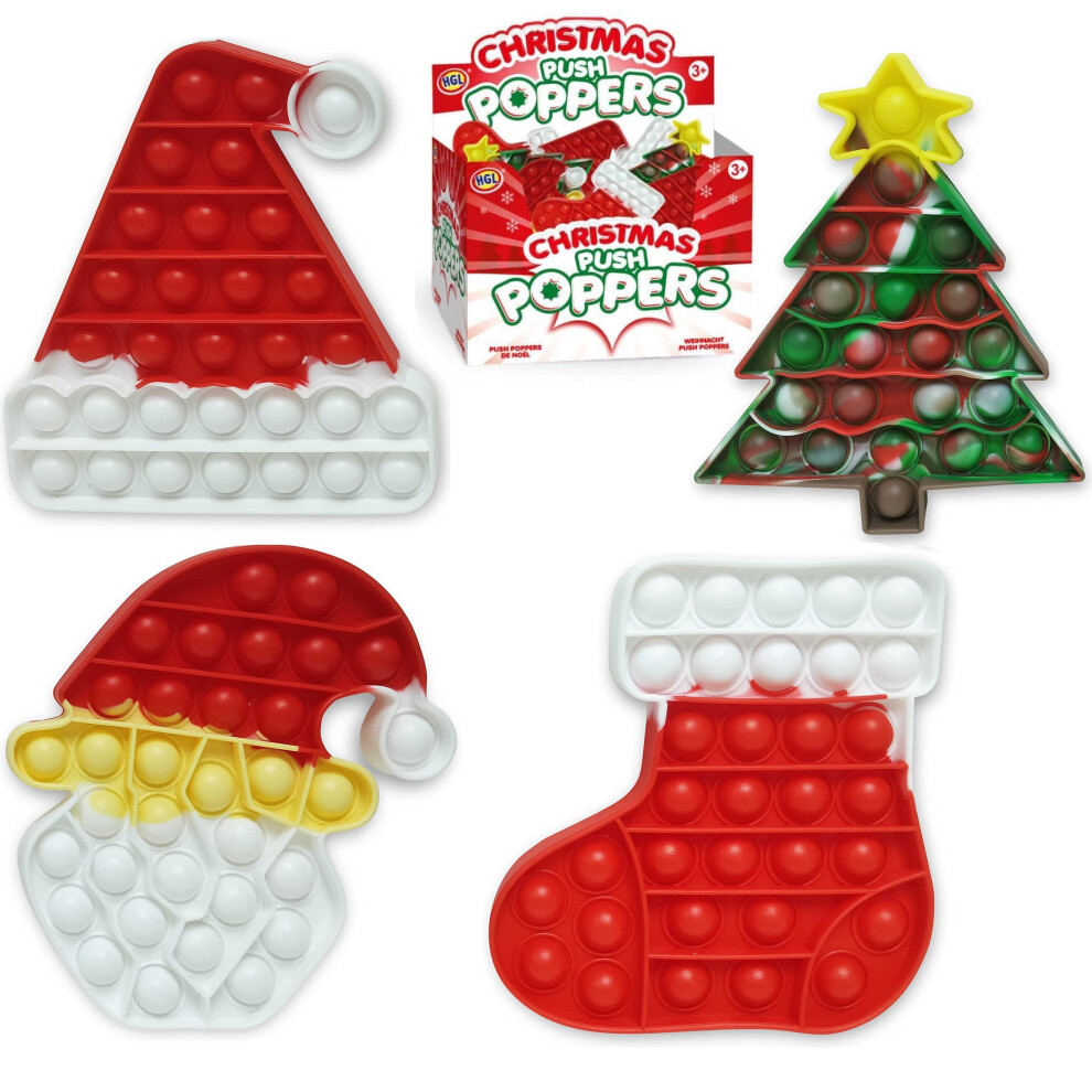 Christmas Push Poppers 1 Supplied (4 assorted designs to collect)