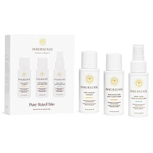 Beleza org nica de InnerSense - Trio de cabelo de viagem pura de Harmonia natural | Cab para cabelos limpos sem crueldade n o t xicos