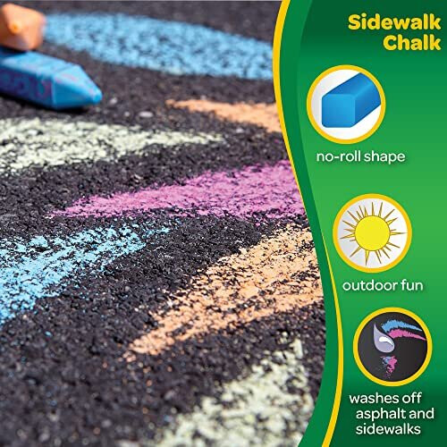 Crayola Crayola 48 Count Sidewalk Chalk (51-2048) 2