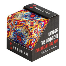 SHASHIBO Shape Shifting Box - Award-Winning, Patented Fidget Cube w/ 36 Rare Earth Magnets - Extraordinary 3D