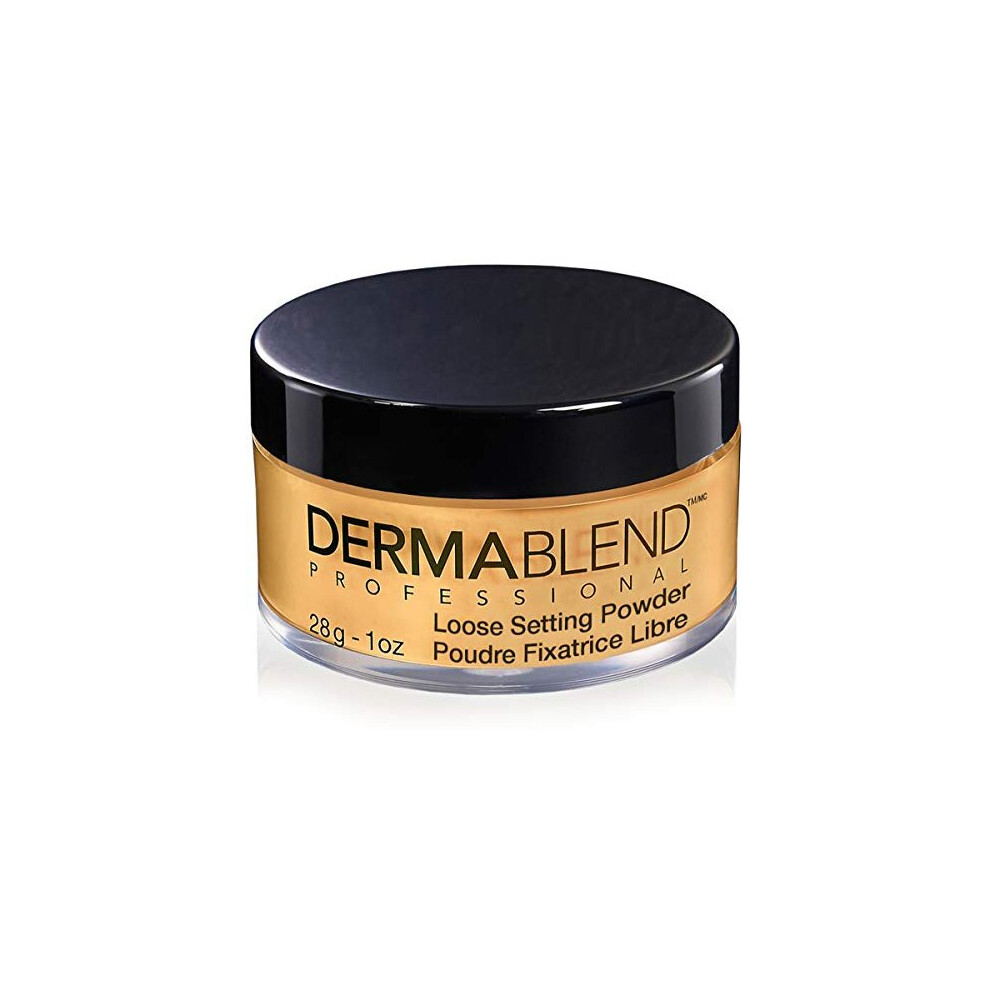 Dermablend Loose Setting Powder, Face Powder Makeup & Finishing Powder for Light, Medium & Tan Skin Tones, Mat