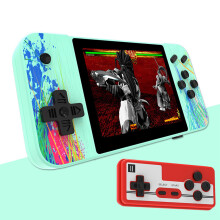 (2 Players- Camouflage Green) G3 Handheld Video Game Console Built-in 800 Classic Games- USB Charging