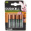 Duracell Duracell Rechargeable Type AA Battery, 2500mah, Pack of 4 2