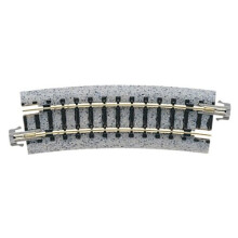 Kato USA Modeltreinproducten Unitrack 282 mm (11 """") radius 15 graden bochtrail (4-delig)