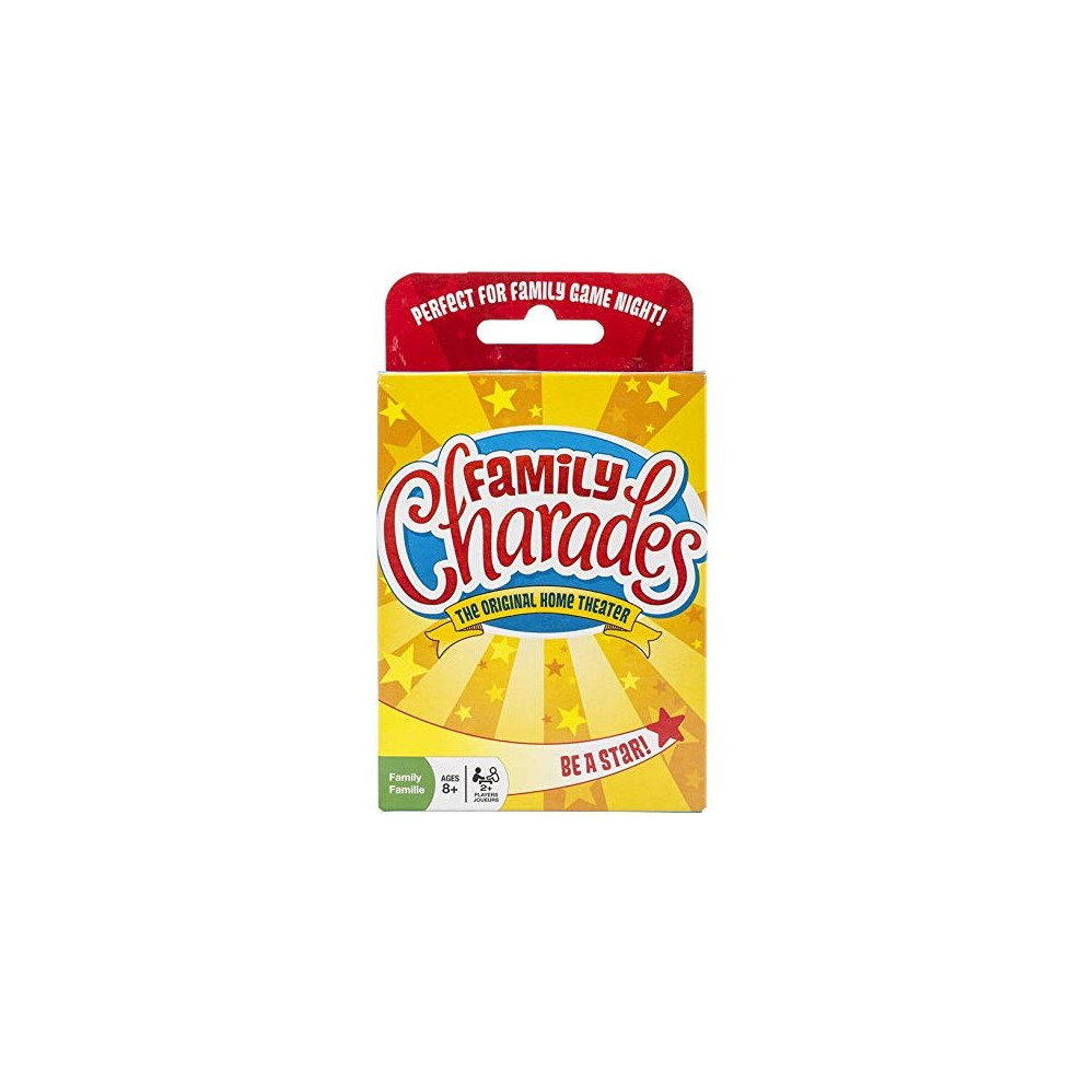 Family Charades Card Game by Outset Media - Travel Friendly Family Charades Game - Includes Over 300 Charades