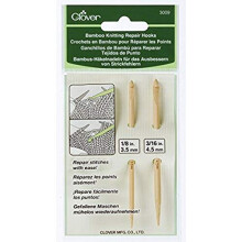 Clover 3009 Needlecraft Bambus strikke reparationskroge