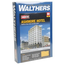Walthers Inc. Ashmore Hotel Kit 8-5/8 x 4-7/16 x 13-7/8 """" 21,9 x 11,2 x 35,3cm
