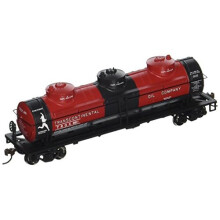 Bachmann Trains - 40 Three Dome Tank Car - TRANSCONTINENTAL OIL CO. - HO Scale, Grey
