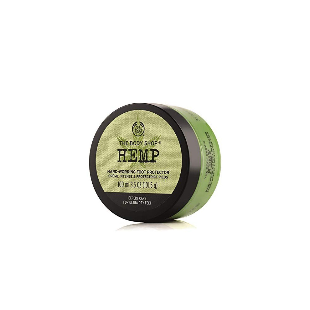 The Body Shop Hemp Foot Protector, Paraben-Free Foot Cream, 3.5 Oz.