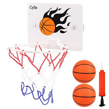 Cyfie Basketball Hoop Taaperoiden kylpylelut toimistopöydälle Kylpyhuone Slam Dunk Pelit Imukuppi Koripallovanne lapsille Tytöille Pojille