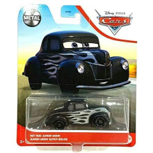 Pixar Cars Metal Series 1:55 Scale, Hot-Rod Junior Moon (Black)