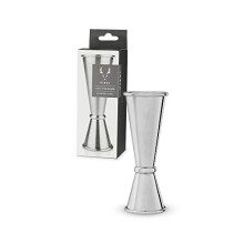 Jigger Doble Viski con Medidas Internas, Jigger de Acero Inoxidable, Estilo Japonés, Jigger 2oz 1oz