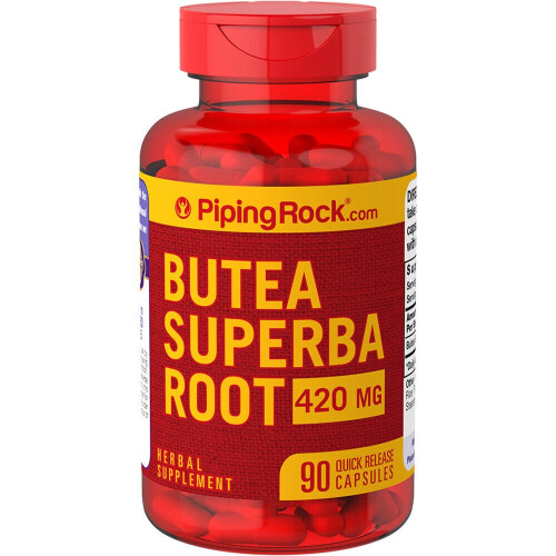 PIPING ROCK Butea Superba 420mg 90 Quick Release Capsules