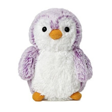 Aurora Hravý Pompom Tučňák Jasné Barvy - Barevní Společníci - Nekonečná Zábava - Fialový 15 cm