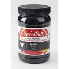 Speedball stof sk?rm udskrivning bl?k 32-ounce sort