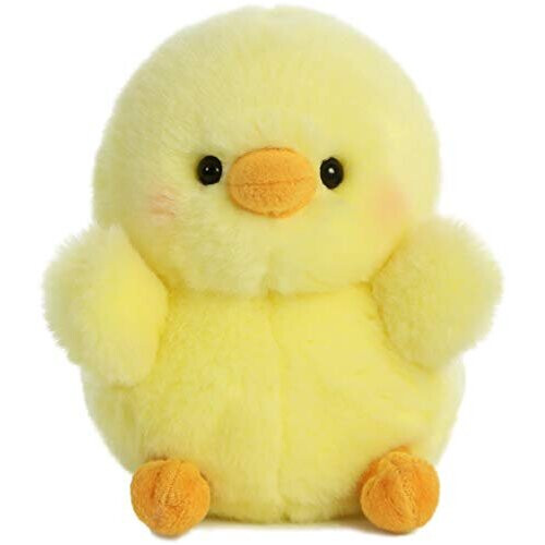 Aurora World Aurora Rolly Pet Chickadee Chick Knuffel - Schattige Compagnons - Geel 5 Inch