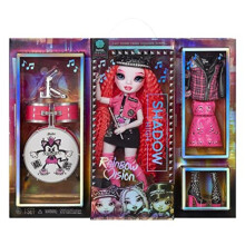 Rainbow Vision Shadow High Neon Shadow-Mara Pinkett (Neon Pink) Fashion Doll. 2 Designer Outfits to Mix & Matc