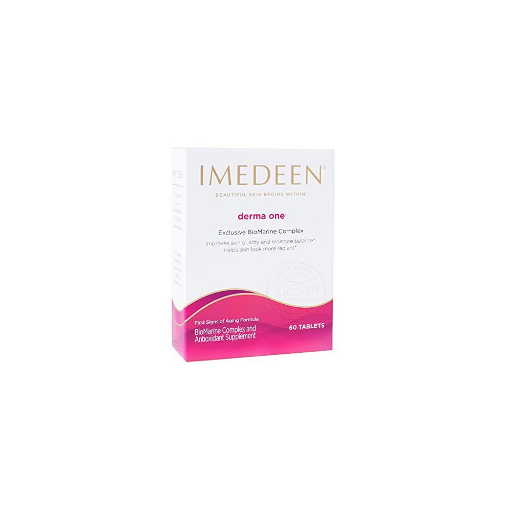 Imedeen Derma One Exclusive Marine Complex Beauty Supplement, for More Radiant Looking Skin, One Month Supply - (60 Count)