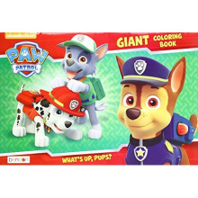 Paw Patrol 'Vad händer, valpar?' Stort målar- och aktivitetsbok