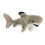 Aurora World Aurora Mini Flopsie Plüschhai mit schwarzen Spitzen - 20 cm 1