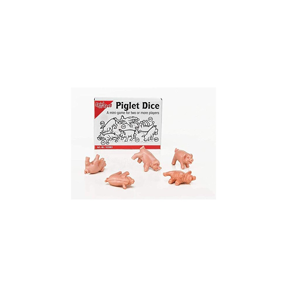 Chess and games shop Muba Piglet dice - Roll Your Pigs - Throw The Pigs - Simple Funny Mini Game - Family, Par