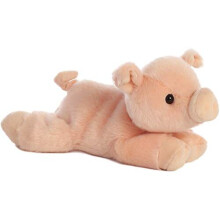 Aurora Niedliches Mini-Flopsie-Percy-Kuscheltier Verspielt und unkompliziert Zeitlose Begleiter Rosa, 20 cm