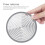 LEKEYE Shower Drain Hair Catcher/Strainer/Stainless Steel and Silicone 5