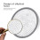 LEKEYE Shower Drain Hair Catcher/Strainer/Stainless Steel and Silicone 6