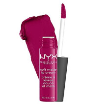 NYX PROFESSIONAL MAKEUP Soft Matte Lip Cream -kevyt nestem   inen huulipuna - Madrid (karpalonpunainen)