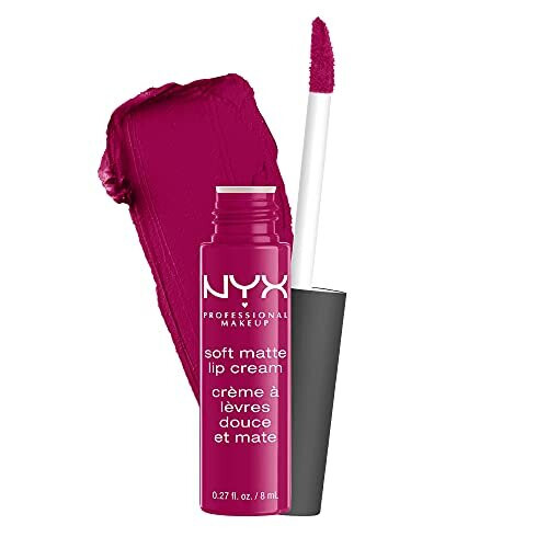 NYX Professional Makeup NYX PROFESSIONAL MAKEUP Υγρό Χρώμα Χειλιών Soft Matte - Madrid (Κόκκινο Cranberry)