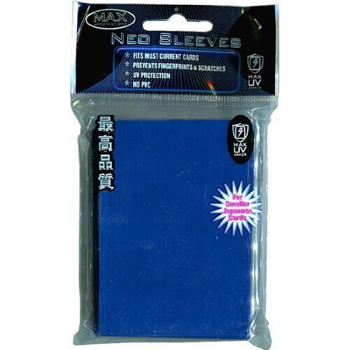 MAX Protection YuGiOh Κάλυμμα Καρτών, Flat Reflex Blue, 60 Τεμάχια