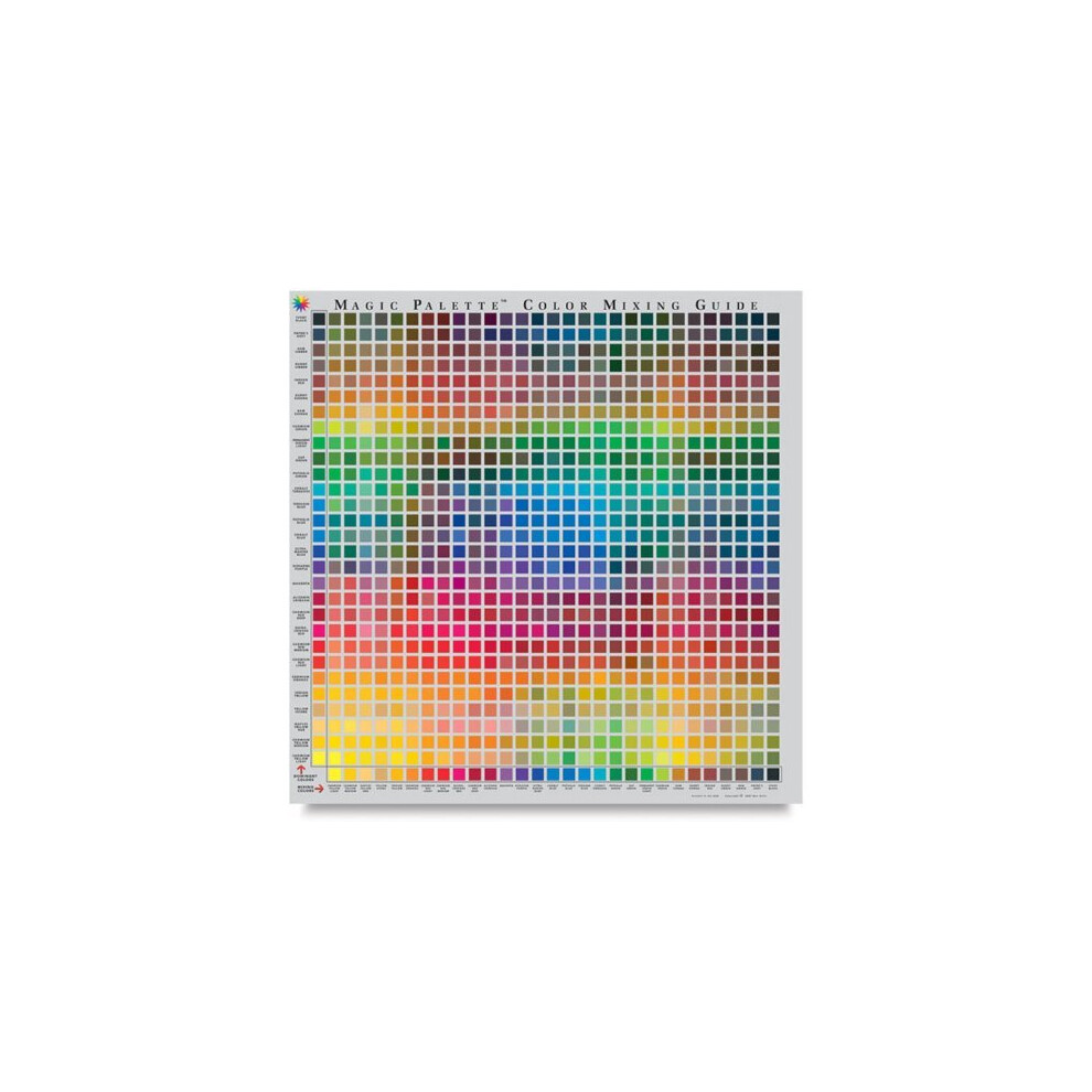 Magic Palette Color Mixing Guide 11.5 Inch