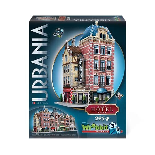 WREBBIT 3D Urbania Ξενοδοχείο 3D Παζλ (295 Κομμάτια)