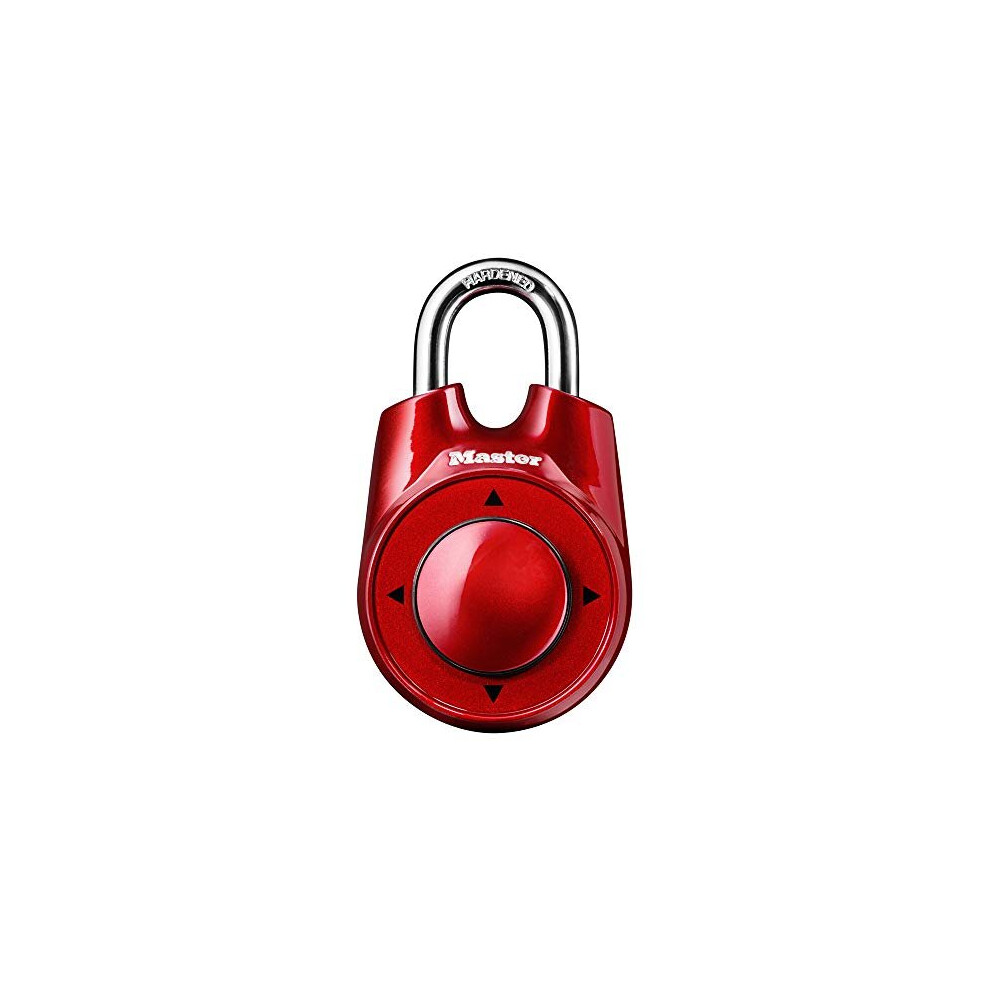 Master Lock 1500iD Locker Lock Set Your Own Directional Combination Padlock, 1 Pack, Assorted Colors